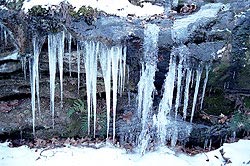 Pickle Springs ice